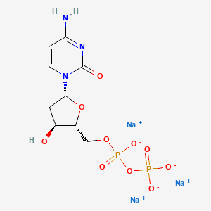 Chemical structure of 2'-Deoxycytidine 5'-diphosphate sodium