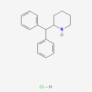 Chemical structure of 2-DPMP (hydrochloride)