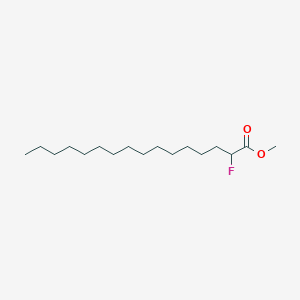 Chemical structure of Methyl 2-fluorohexadecanoate