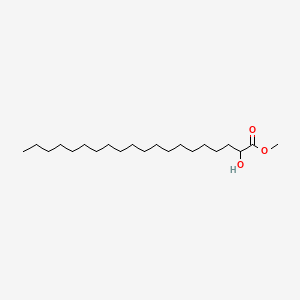 Chemical structure of Methyl 2-hydroxyicosanoate