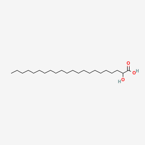 Chemical structure of 2-Hydroxydocosanoic acid