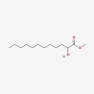 Chemical structure of Methyl 2-hydroxydodecanoate
