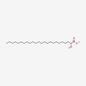 Chemical structure of Methyl 2-hydroxytetracosanoate