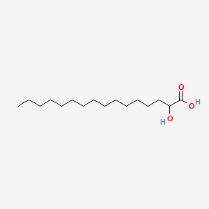Chemical structure of 2-hydroxy Palmitic Acid