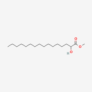 Chemical structure of Methyl 2-hydroxyhexadecanoate