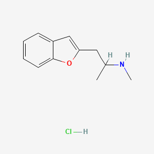 Chemical structure of 2-MAPB (hydrochloride)