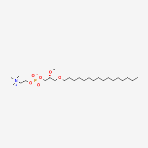 Chemical structure of 2-O-ethyl PAF C-16