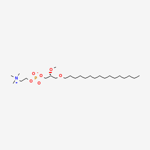 Chemical structure of 2-O-methyl PAF C-16