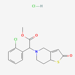 Chemical structure of 2-oxo Clopidogrel
