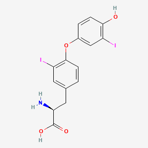 Chemical structure of 3,3'-Diiodo-L-thyronine