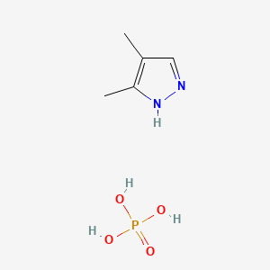 Chemical structure of 3,4-Dimethylpyrazole phosphate