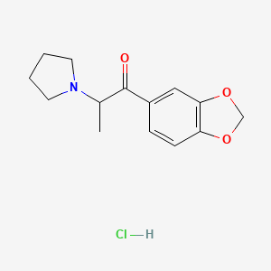 Chemical structure of Mdppp hydrochloride