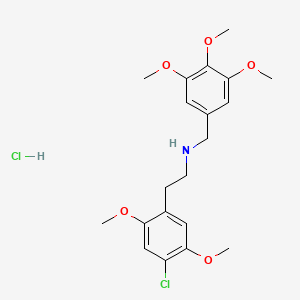 Chemical structure of 30C-NBOMe (hydrochloride)