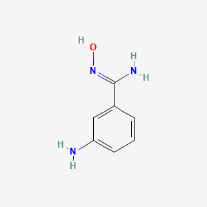 Chemical structure of 3-amino Benzamidoxime