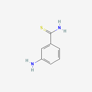Chemical structure of 3-amino Benzthioamide