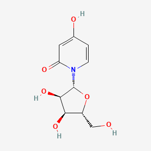 Chemical structure of 3-Deazauridine