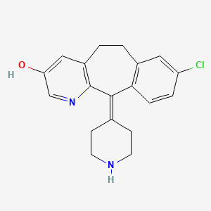 Chemical structure of 3-Hydroxydesloratadine
