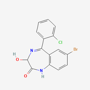 Chemical structure of 3-Hydroxyphenazepam