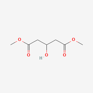 Chemical structure of Dimethyl 3-hydroxypentanedioate