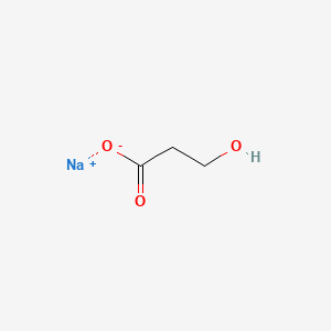 Chemical structure of Hydracrylic acid sodium