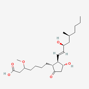 Chemical structure of 3-Methoxylimaprost