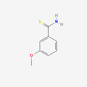 Chemical structure of 3-methoxythio Benzamide