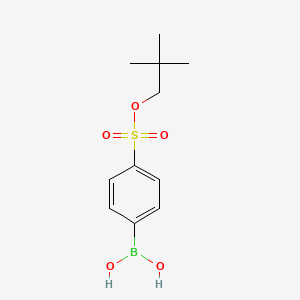 Chemical structure of 4-(Neopentyloxysulfonyl)phenylboronic Acid