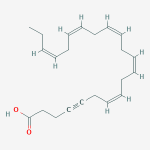 Chemical structure of 4,5-dehydro Docosahexaenoic Acid