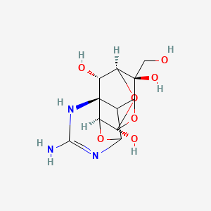 Chemical structure of 4,9-Anhydrotetrodotoxin