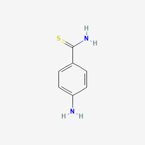 Chemical structure of p-Aminobenzothiamide