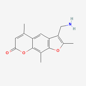 Chemical structure of Aminomethyltrioxsalen