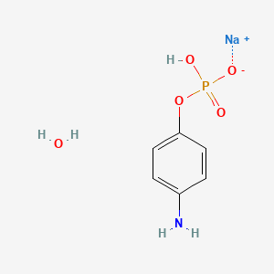 Chemical structure of 4-Aminophenyl Phosphate (sodium salt)