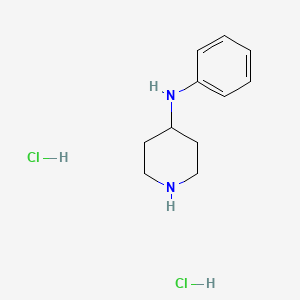 Chemical structure of 4-Anilinopiperidine (hydrochloride)