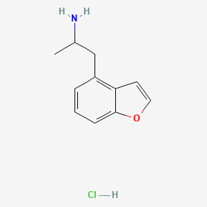 Chemical structure of 4-APB (hydrochloride)