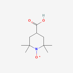 Chemical structure of 4-carboxy TEMPO