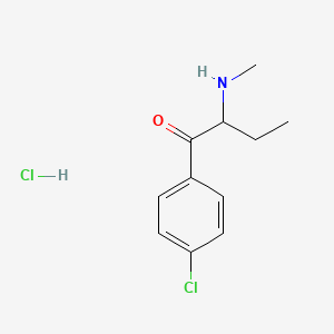 Chemical structure of 4-chloro Buphedrone (hydrochloride)