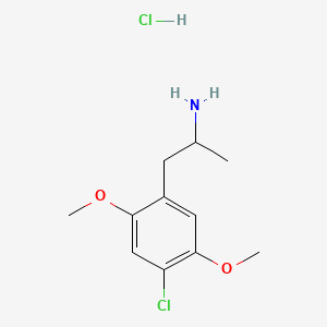 Chemical structure of 4-Chloro-2,5-dma hydrochloride