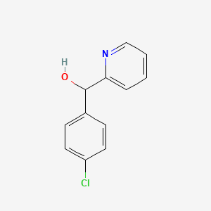 Chemical structure of 4-Chlorophenyl-2-pyridinylmethanol