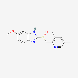 Chemical structure of 4-desmethoxy Omeprazole