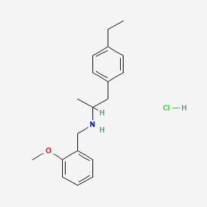 Chemical structure of 4-EA-NBOMe (hydrochloride)