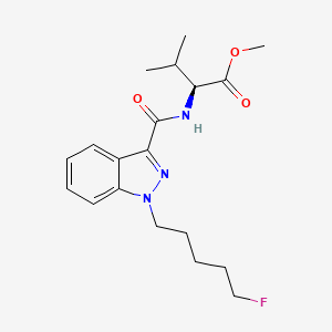 Chemical structure of 4-fluoro AMB