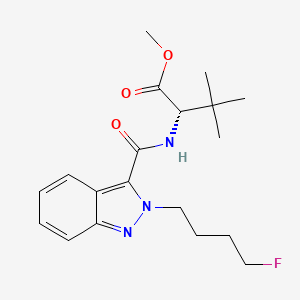 Chemical structure of 4-fluoro MDMB-BUTINACA 2'-indazole isomer