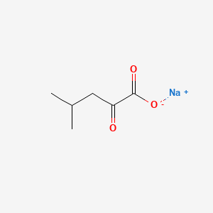 Chemical structure of Sodium 4-methyl-2-oxovalerate