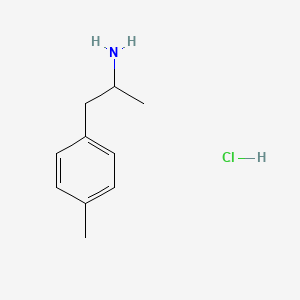 Chemical structure of 4-Methylamphetamine (hydrochloride)
