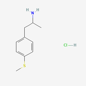 Chemical structure of 4-MTA (hydrochloride)