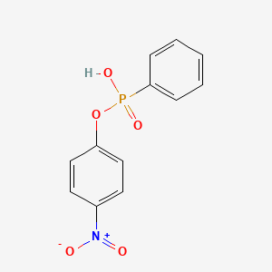 Chemical structure of 4-Nitrophenyl Phenylphosphonate