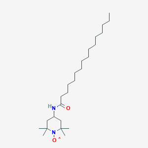 Chemical structure of 4-palmitamido TEMPO