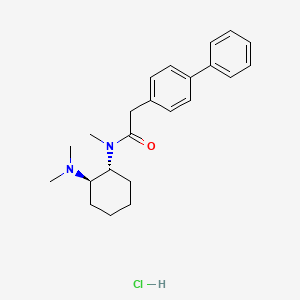 Chemical structure of 4-phenyl U-51754 (hydrochloride)