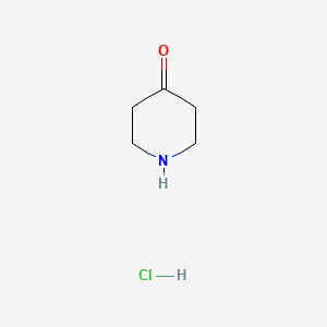 Chemical structure of 4-Piperidone hydrochloride