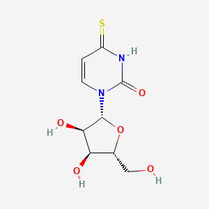 Chemical structure of 4-Thiouridine